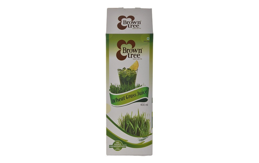 Brown Tree Wheat Grass Juice    Bottle  400 millilitre